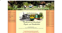 Desktop Screenshot of buchhorsterwaldbahn.de